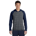 All Sport Men's Performance Triblend Long-Sleeve Hooded Pullover